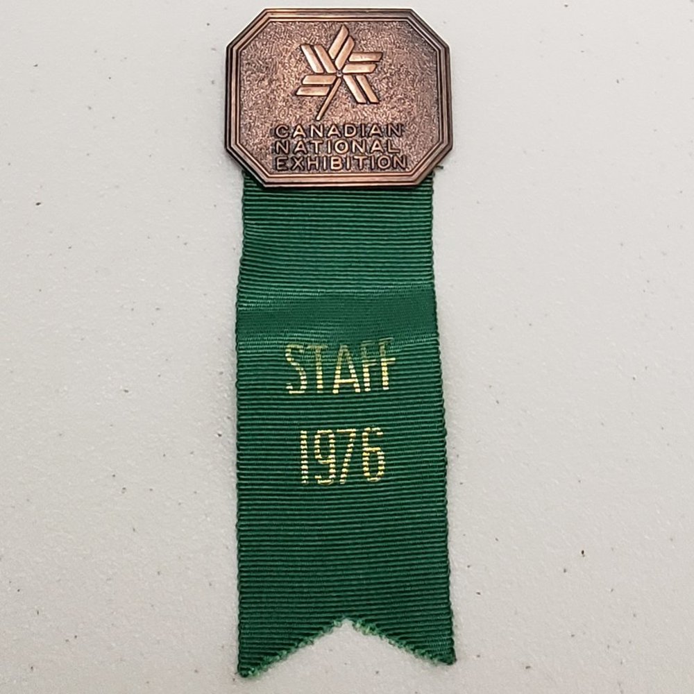 CNE Toronto Medal Pin 1976 Staff